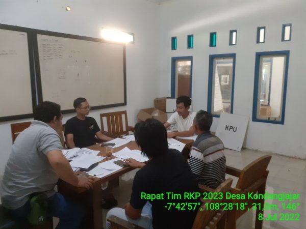 Rapat Koordinasi Tim Penyusun RKP T.A 2023 Desa Kondangjajar