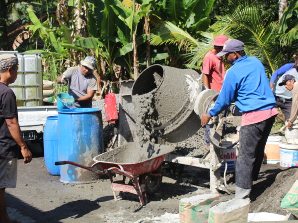 Peningkatan Jalan Lingkungan Gang RT 27 Dusun Kalensari Desa Kondangjajar Kecamatan Cijulang